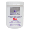 EquiShield® SA (Skin & Allergy),"White plastic powder tub with screw-top lid, front label view"