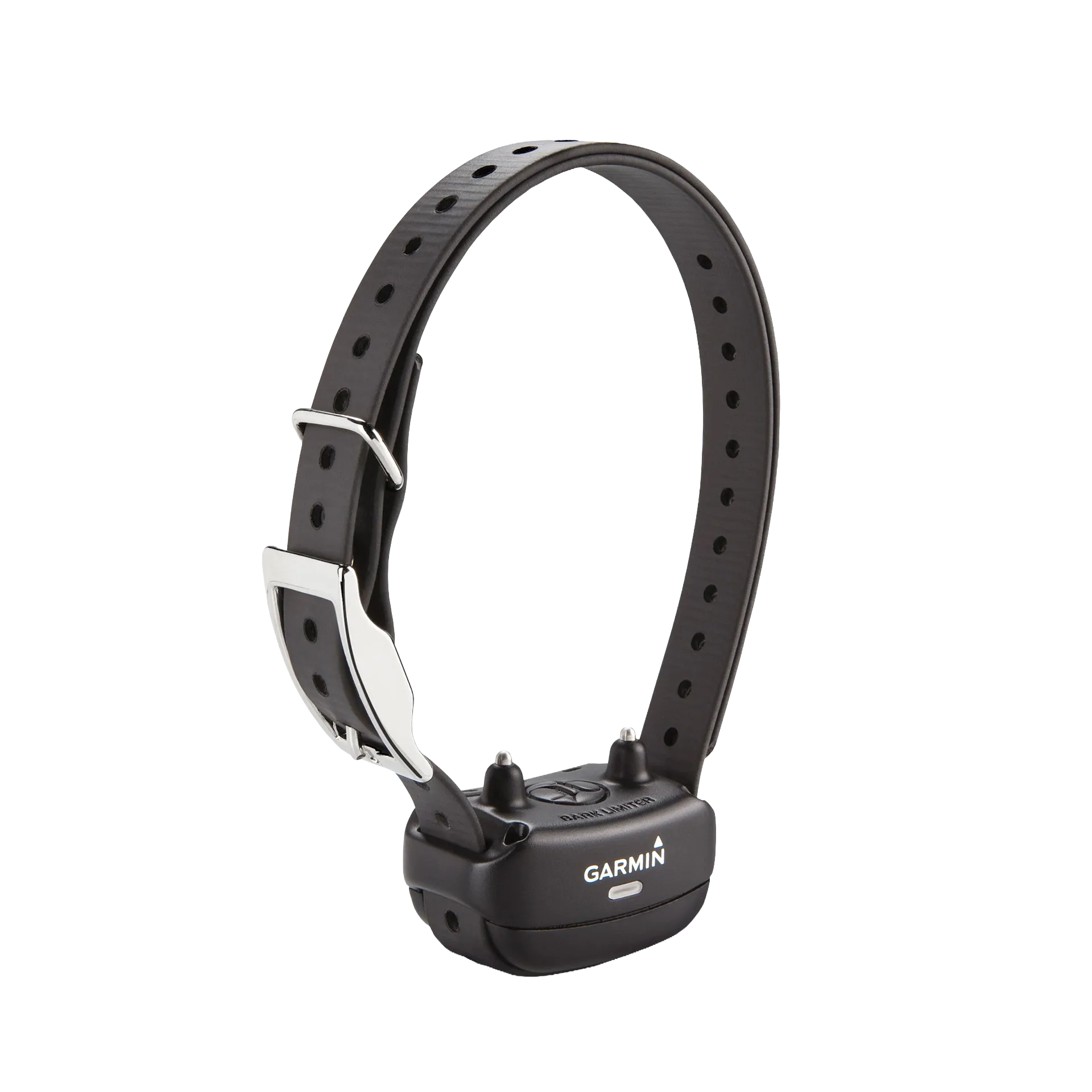 BarkLimiter™ Deluxe,"Black training collar with buckle strap and receiver unit"