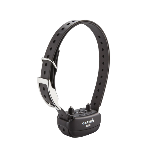 BarkLimiter™ Deluxe,"Black training collar with buckle strap and receiver unit"