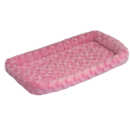 Quiet Time Pet Beds,"Pink rectangular pet bed with raised bolstered sides"