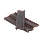 C.E.T.® VeggieDent® Fr3sh,"Three dark chew sticks stacked in close-up"