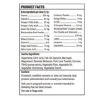 Doc Roy's® Healthy Eyes™,"Back label view of bottle with product facts panel"