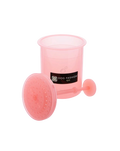 Facial Foamer,"Pink foaming cup with plunger and perforated lid"