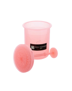 Facial Foamer,"Pink foaming cup with plunger and perforated lid"