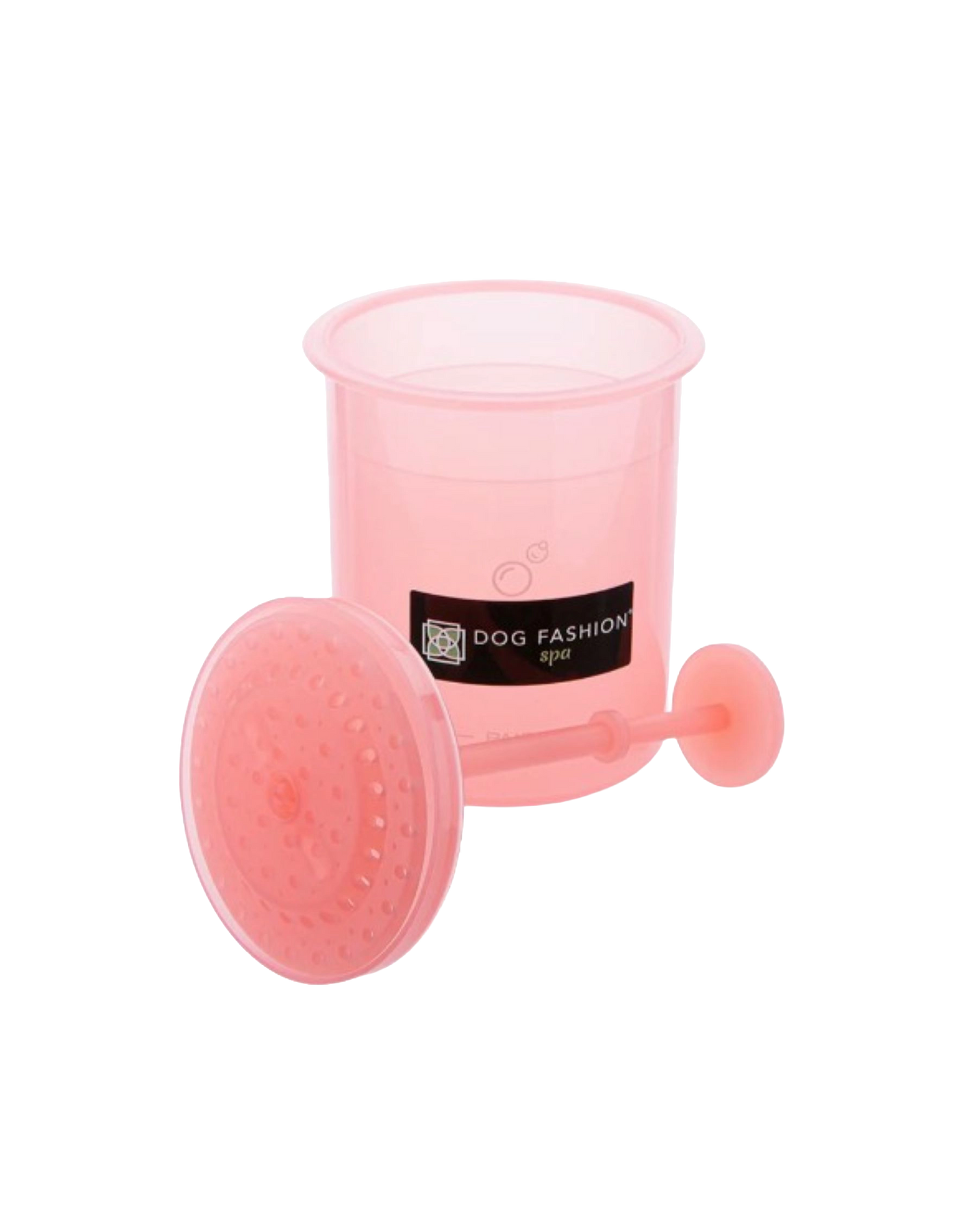 Facial Foamer,"Pink foaming cup with plunger and perforated lid"