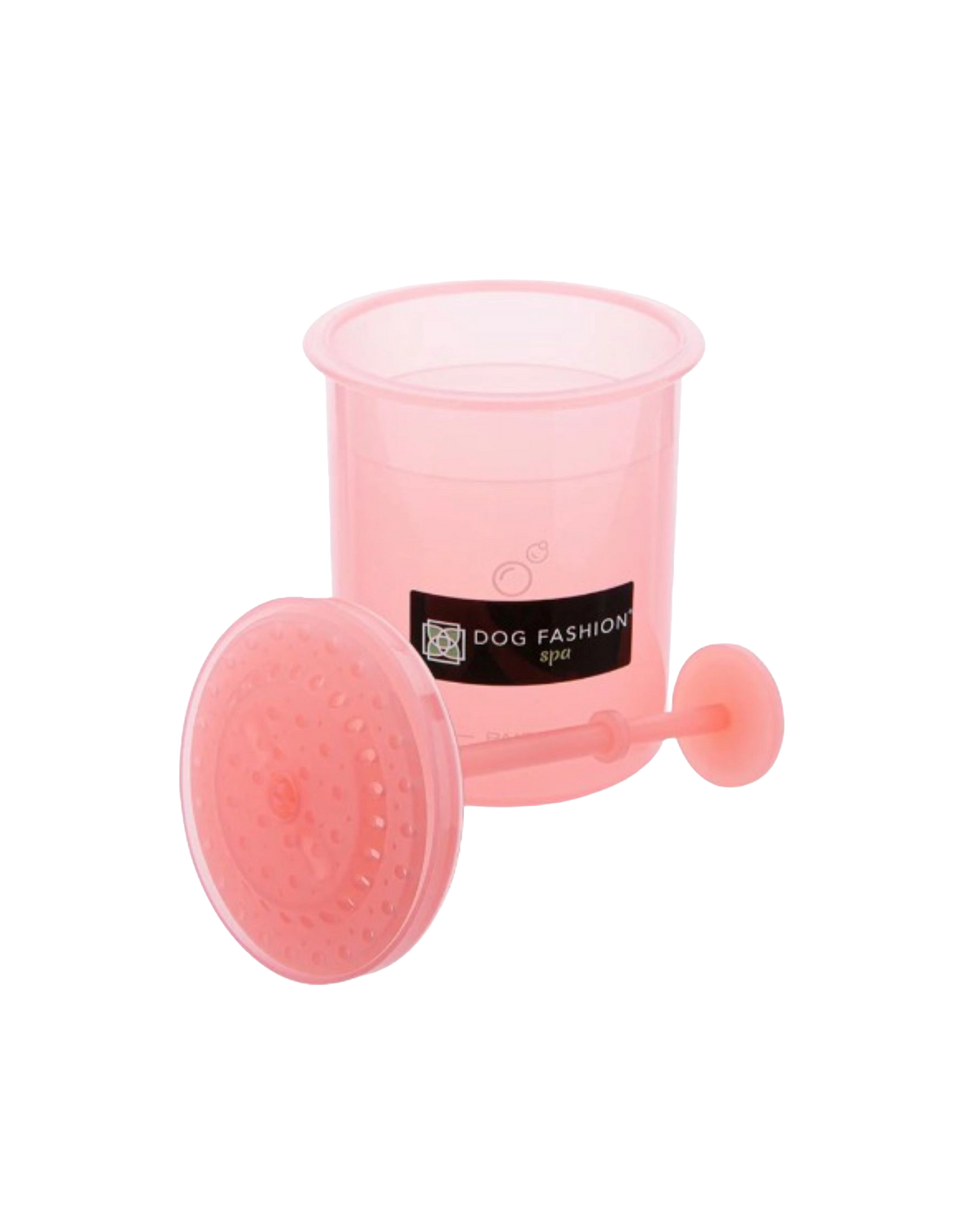 Facial Foamer,"Pink foaming cup with plunger and perforated lid"