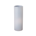 42mm Goblet,"Clear cylindrical plastic goblet, upright side view"