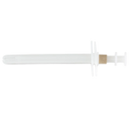 Piller,"Long clear plastic syringe with plunger"