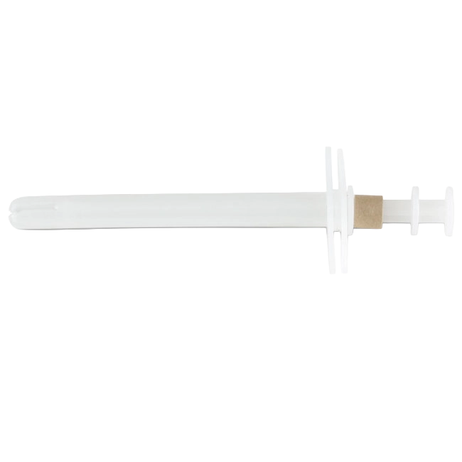 Piller,"Long clear plastic syringe with plunger"