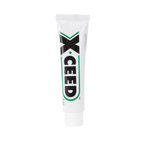 X-Ceed Non-Spermicidal Lubricant,"White squeeze tube with green and black label"