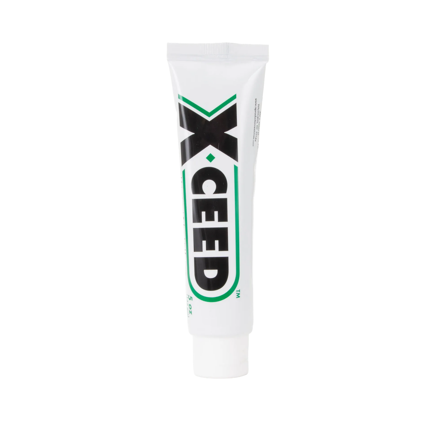 X-Ceed Non-Spermicidal Lubricant,"White squeeze tube with green and black label"