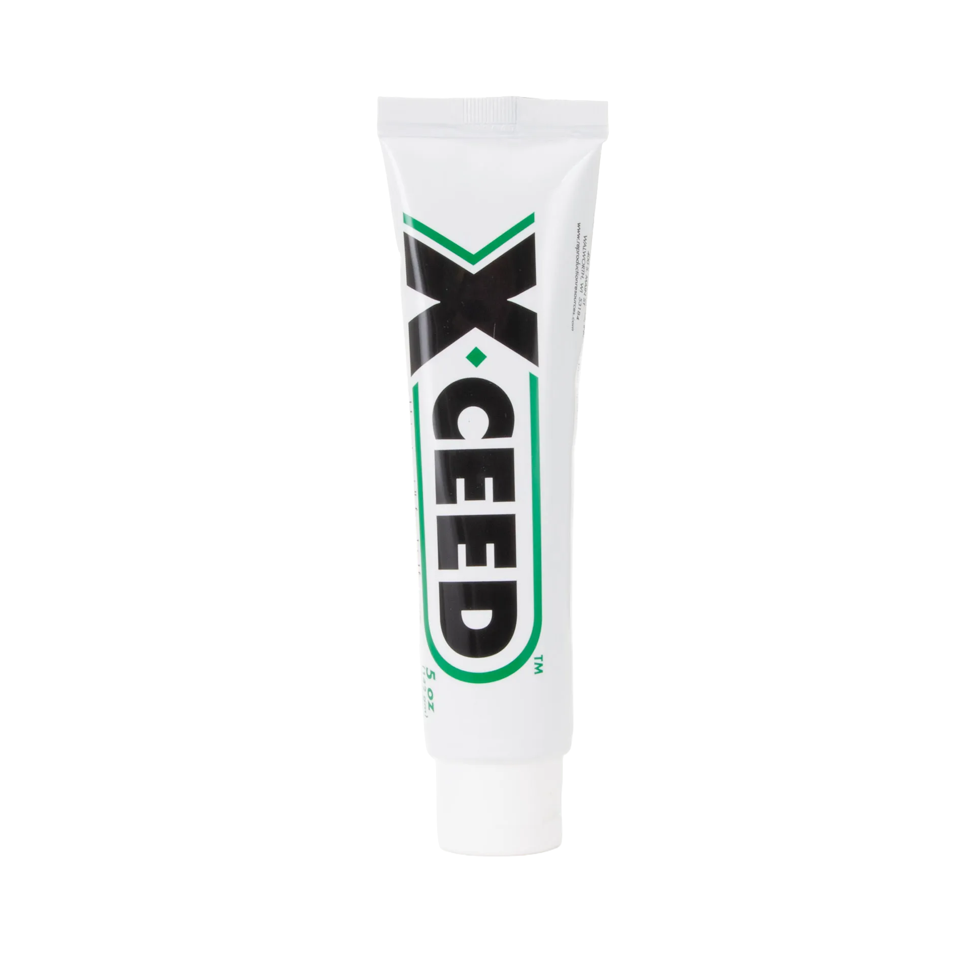 X-Ceed Non-Spermicidal Lubricant,"White squeeze tube with green and black label"