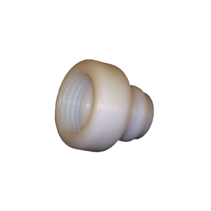 AV Adapter for ARS Collection Bottle,"White threaded plastic bottle adapter fitting"