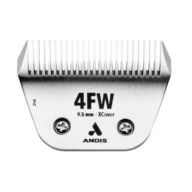 CeramicEdge Wide Blade Set of 5 by Andis,"Wide clipper blade with teeth front view"