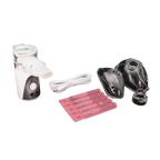 Puppywarmer Handheld Nebulizer,"Handheld nebulizer with masks, USB cable, and pink vials"