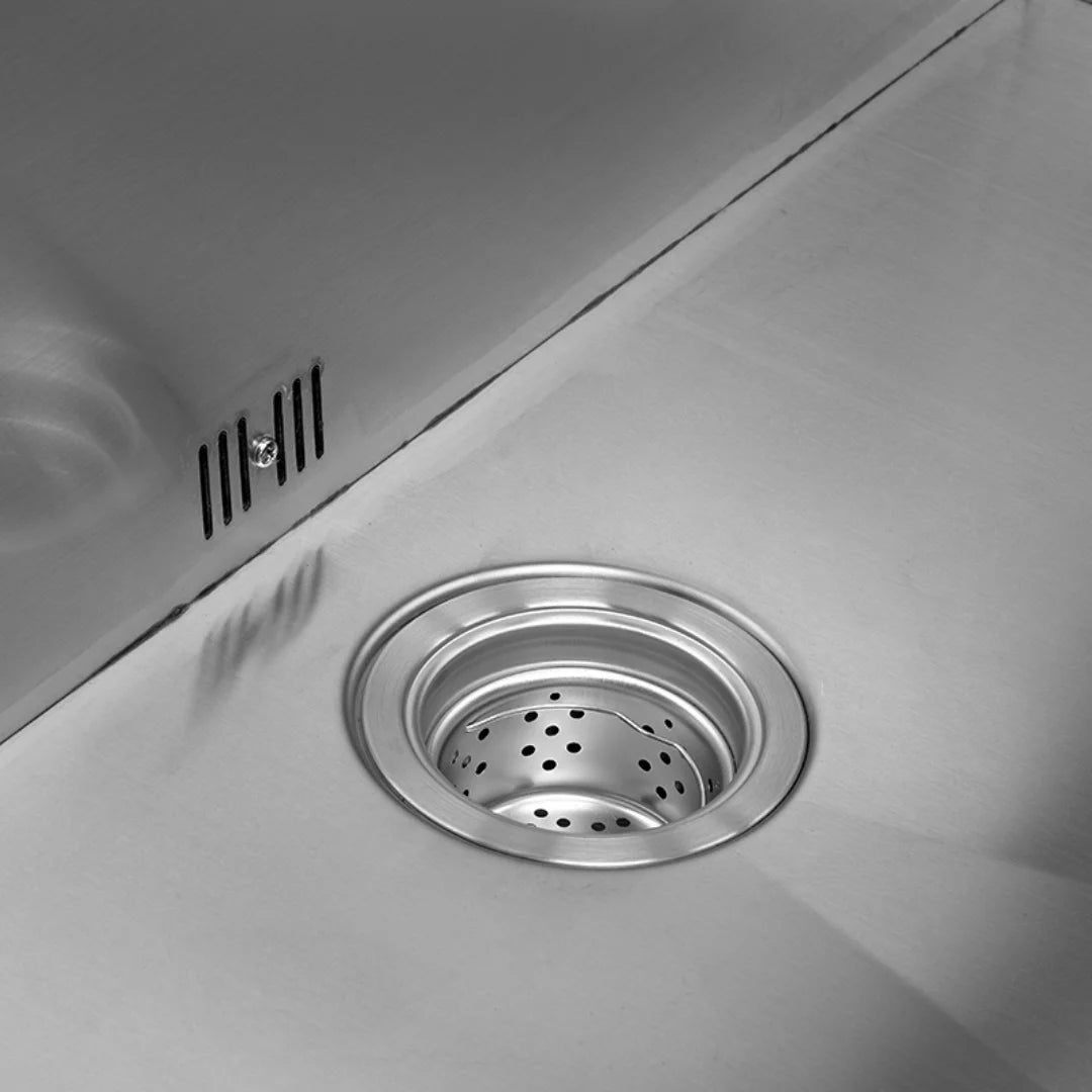 Dog Grooming Electric Tub with Sliding Door by Waggz,"Tub drain with removable strainer basket"