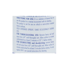 Tek-Trol® Disinfectant,"Close-up of product label with directions text"