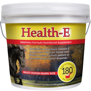 Health E™,"Large supplement tub with handle and horse graphic"