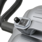 Duo-Surge Max Power & Airflow Dryer by Waggz,"Close-up of gray power switch and control knob"