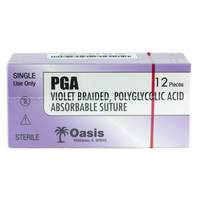 PGA Violet Braided Polyglycolic Absorbable Suture