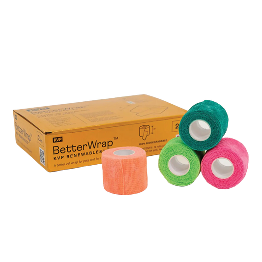 "BetterWrap™ Neon 2""","Assorted neon bandage wrap rolls with product box"