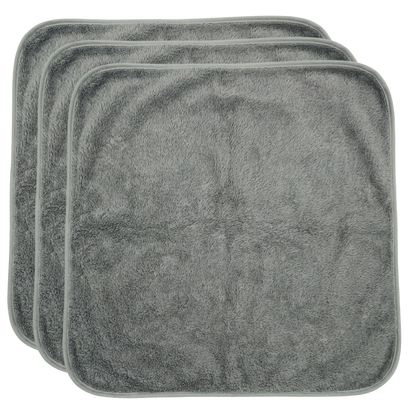 Puppywarmer Fleece Inserts,"Stack of three gray fleece pad inserts"