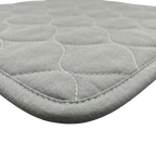 Puppywarmer Incubator Pee Pad,"Quilted oval fabric pad with stitched edge"