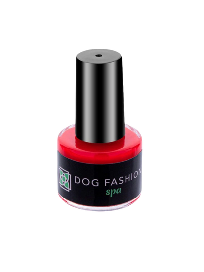 Non-toxic Nail Polish,"Red nail polish bottle with black cap"