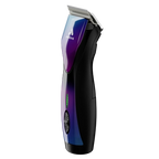 Pulse ZR II - Purple Galaxy Limited Edition Clipper by Andis,"Purple and black cordless hair clipper, angled side view"