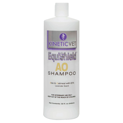 EquiShield® AO (Aloe & Oatmeal) Shampoo,"White shampoo bottle with flip-top cap"