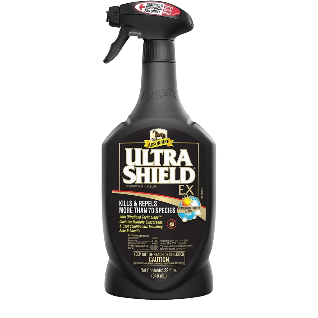 UltraShield® EX Insecticide & Repellent,"Black trigger spray bottle, front view"