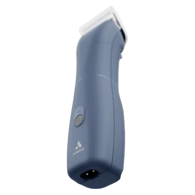 Emerge Clipper Blue by Andis With FREE 8Pc Wide Comb Attachment Bundle by Andis,"Clipper in side view"