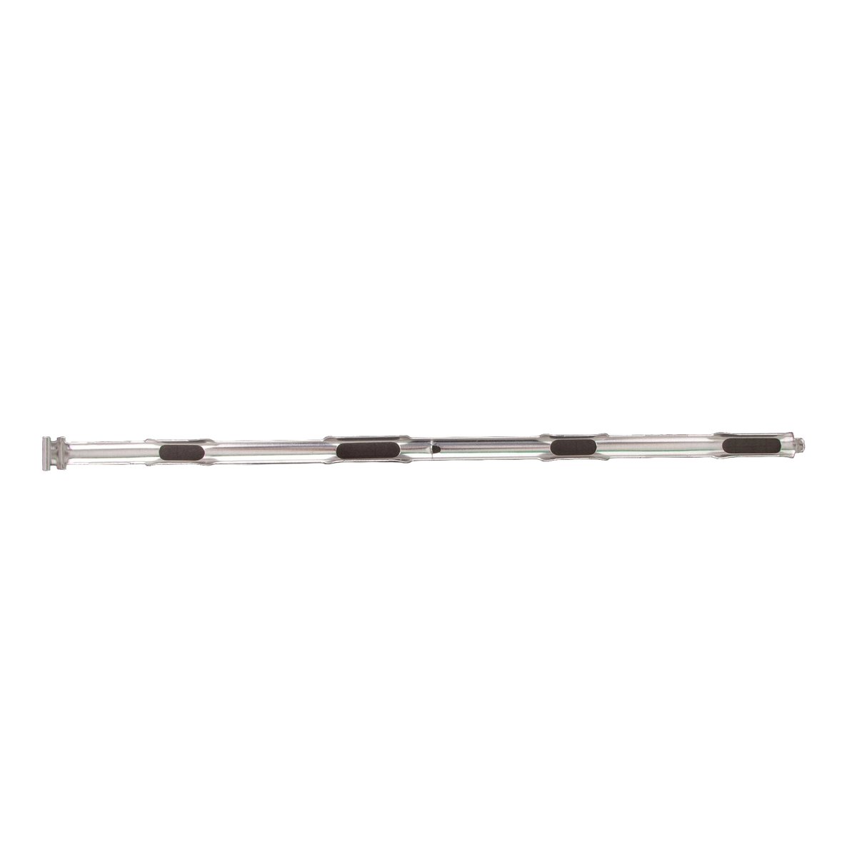 Canes,"Clear cane shaft with black grip sections"