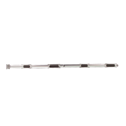 Canes,"Clear cane shaft with black grip sections"