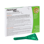 Frontline® Plus for Cats,"Back of box with green applicator vial"