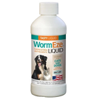 WormEze™ Liquid for Dogs & Cats,"White bottle of liquid pet wormer"