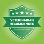 Capstar™,"Green shield badge with five stars and banner"