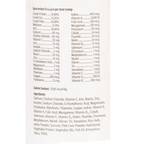 Doc Roy's® Daily Care Extra Canine,"Back label with ingredients and guaranteed analysis panel"