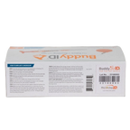 BuddyID®  ISO Microchip,"Product box back panel with label and barcode"