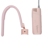 Mini Portable Neck Dryer by TZGroom,"Pink curved neck dryer with separate control unit"