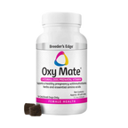 Breeder's Edge® Oxy Mate® Prenatal,"White supplement bottle with two brown soft chews"