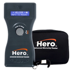 Hero™ Universal Microchip Scanner,"Handheld scanner with carry case and wrist strap"