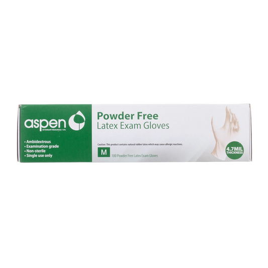 Latex Gloves,"Green and white glove box with glove illustration"