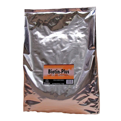 Biotin Plus Hoof & Coat Performance for Horses,"Silver stand-up pouch with front label"