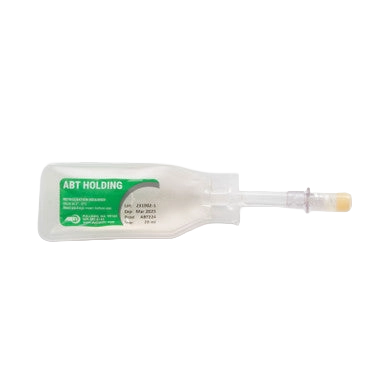 ABT360 Holding Media,"Clear syringe in sterile blister pack with green label"
