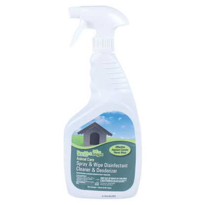 Spray & Wipe Disinfectant,"White trigger spray bottle with front label"