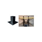 Paulsonbilt Replacement Insert,"Black metal bracket insert with installed view"