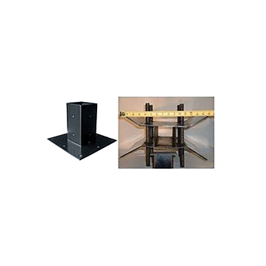 Paulsonbilt Replacement Insert,"Black metal bracket insert with installed view"