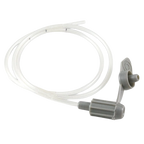Nasogastric Tube,"Coiled clear tube with gray connector and cap"