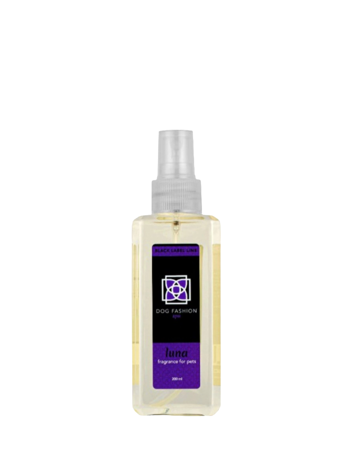 Luna Fragrance,"Clear spray bottle with purple front label"